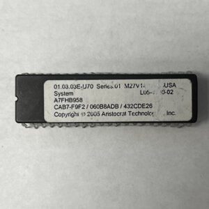 Base BIOS ROM For Aristocrat Technologies Inc., Part Numbers:  09AHDCBU, 01.03.03e-U80, GETT Part Number: BIO-ARI-101