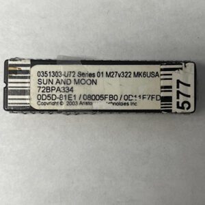 Bios Rom For Aristocrat Technologies Inc., Sun And Moon, Part Numbers: 0351303-U_72 , GETT Part Number: BIO-ARI-106