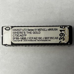 BIOS ROM For Aristocrat Technologies, Where's The Gold, Part Numbers: 0352527-U72, GETT Part Number: BIO-ARI-138