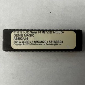 Bios Rom For Aristocrat Technologies, Game Name: Genie Magic, Part Numbers: 0152121-U85, GETT Part Number: BIO-ARI-163