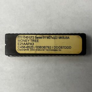 Bios Rom For Aristocrat Technologies, Game Name: Money Tree, Part Numbers: 0251040-U72, GETT Part Number: BIO-ARI-165