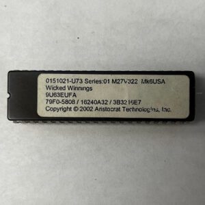 Bios Rom For Aristocrat Technologies, Wicked Winnings, Part Numbers: 0151021-U73, GETT Part Number: BIO-ARI-177