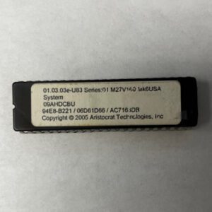 System Bios Rom For Aristocrat Technologies, Part Numbers: 01.03.03e-U83,, GETT Part Number: BIO-ARI-184