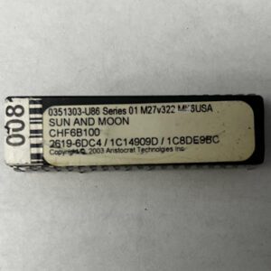 Bios Rom For Aristocrat Technologies Inc., Sun And Moon, Part Numbers: 0351303-U86, GETT Part Number: BIO-ARI-192