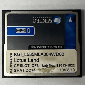 Game Software For Konami Games, Lotus Land, Part Numbers: KGI_L585MLA004WD00, Lab No: S2013-1822, GETT Part Number: SFT-KON-257