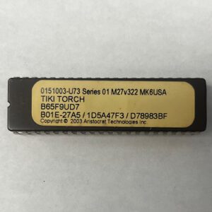 Bios Rom For Aristocrat, Tiki Torch, Part Numbers: 0151003-U73, B65F9UD7, B01E-27A5 / 1D5A47F3 / D78983BF, GETT Part Number: BIO-ARI-203