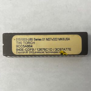 Bios Rom For Aristocrat, Game Name: Tiki Torch, Part Numbers: 0151003-U85, 9CC5A864, 940E-CDF9, 12676C1D, 3C97A77E, GETT Part Number: BIO-ARI-204