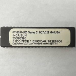 Bios Rom For Aristocrat Technologies Inc., Inca Sun, Part numbers: 0152097-U85, 35D93395, B1DC-7FDE, 1249DCA8, 612E81C6, GETT Part Number: BIO-ARI-207