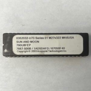 Bios Rom For Aristocrat, Sun And Moon, Part Numbers: 0352032-U73, 790U8FEP, 7667-500B, 1AD5DAFD, 67050F40, GETT Part Number: BIO-ARI-209