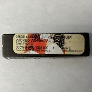Bios Rom For Aristocrat, Wicked Winnings II, Part numbers: 0252591-U85, 5HCF92FC, 60C5-84AB, 00A109, GETT Part Number: BIO-ARI-213