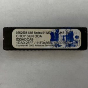 Bios Rom For Aristocrat, Choy Sun Doa, Part Numbers: 0352503-U85, 033HDCA9, 1DA0-25FF, 11F3486B, 0A0DP4A3, GETT Part Number: BIO-ARI-215