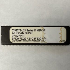 BIOS ROM SET For Aristocrat Technologies Inc., African Dusk, Part Numbers: 0352572-U21, 97A27PFP, 5FD9-7D29, 21C3F330, GETT Part Number: BIO-ARI-228
