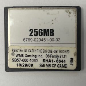 Game Software For WMS Gaming INC., REI-Catch the Big One-Get Hooked, Part Numbers: SB57-000-1030, v1030, OS Family #: E1.11, GETT Part Number: SFT-WMS-272