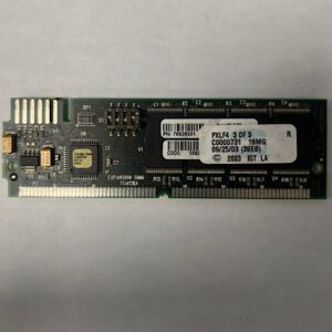 Sound Simm Card For IGT, 72 Pins, Part Numbers: PXLF4, C0000731, 16MG, (39EB), 3 of 3, GETT Part Number: SSC-IGT-123