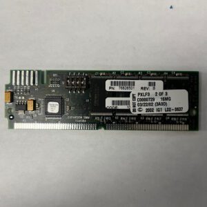Sound Simm Card For IGT, 72 Pins, Part Numbers: PXLF3, C0000729, 16MG, (3A0D), L02-0637, 2 of 3, GETT Part Number: SSC-IGT-126