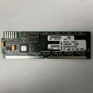 Sound Simm Card For IGT, 72 Pins, Part Numbers: PXLF4, C0000729, 16MG, (DCC6), L02-0637, 3 of 3, GETT Part Number: SSC-IGT-127