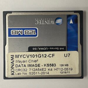 Game Software For Konami Games, Game Name: Mayan Chief, Part Number: MYCV101G12-CF, GETT Part Number: SFT-KON-266
