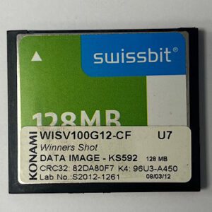 Game Software For Konami Games, Game Name: Winners Shot, Part Number: WISV100G12-CF, GETT Part Number: SFT-KON-270