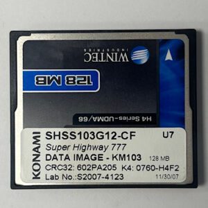 Game Software For Konami Games, Game Name: Super Highway 777, Part Number: SHSS103G12-CF, GETT Part Number: SFT-KON-272