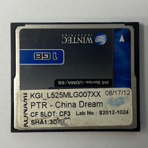 Game Software For Konami Games, Game Name: PTR - China Dream, Part Numbers: KGI_L525MLG007XX, GETT Part Number: SFT-KON-281