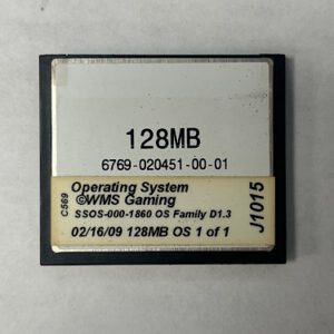 Operating System for WMS Gaming Inc, OS Family #D1.3, Part Numbers: SSOS-000-1860 GETT Part Number: OS-WMS-174
