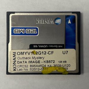 Game Software For Konami Games, Game Name: Outback Mystery, Part Numbers: OMYV102G12-CF, GETT Part Number: SFT-KON-289