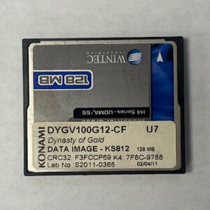 Game Software For Konami Games, Game Name: Dynasty Of Gold, Part Numbers: DYGV100G12-CF, GETT Part Number: SFT-KON-292