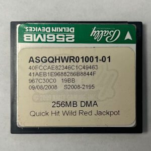 Game Software For Bally Gaming INC, Game Name: Quick Hit Wild Red Jackpot, Part Numbers: ASGHWR01001-01, GETT Part Number: SFT-BLY-361