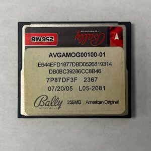 Game Software For Bally Gaming INC., Game Name: American Original, Part Numbers: AVGAMOG00100-01, GETT Part Number: SFT-BLY-362