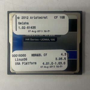 Game Software For Aristocrat Game Technologies, Game Name: Geisha, Part Numbers: 00016060, GETT Part Number: SFT-ARI-211