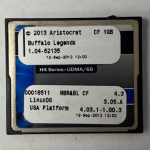 Game Software For Aristocrat Game Technologies, Game Name: Buffalo Legends, Part Numbers: 00018511, GETT Part Number: SFT-ARI-216