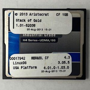 Game Software For Aristocrat Game Technologies, Game Name: Stack Of Gold, Part Numbers: 00017942, GETT Part Number: SFT-ARI-220
