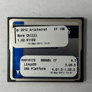 Game Software For Aristocrat Game Technologies, Game Name: More Chilli, Part Numbers: 00016179, GETT Part Number: SFT-ARI-222