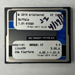 Game Software For Aristocrat Game Technologies, Game Name: Buffalo, Part Numbers: 00021161, GETT Part Number: SFT-ARI-226