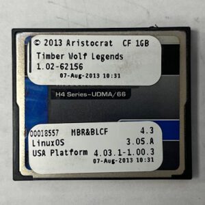 Game Software For Aristocrat Game Technologies, Game Name: Timber Wolf Legends, Part Numbers: 00018557, GETT Part Number: SFT-ARI-229