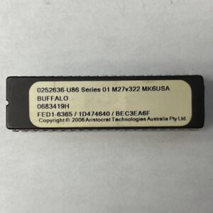 BIOS ROM SET For Aristocrat Technologies Inc., Game Name: Buffalo, Part Numbers: 0252636-U86, GETT Part Number: BIO-ARI-241