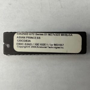 BIOS ROM SET For Aristocrat Technologies Inc., Game Name: Asian Princess, Part Numbers: 0352502-U72, GETT Part Number: BIO-ARI-242