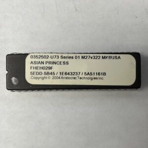 BIOS ROM SET For Aristocrat Technologies Inc., Game Name: Asian Princess, Part Numbers: 0252636-U73, GETT Part Number: BIO-ARI-243