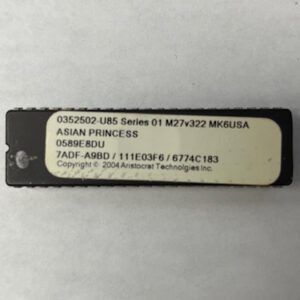 BIOS ROM SET For Aristocrat Technologies Inc., Game Name: Asian Princess, Part Numbers: 0252636-U85, GETT Part Number: BIO-ARI-244