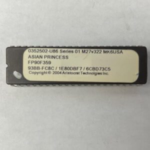 BIOS ROM SET For Aristocrat Technologies Inc., Game Name: Asian Princess, Part Numbers: 0252636-U86, GETT Part Number: BIO-ARI-245