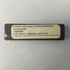 Bios Rom Set For Aristocrat Technologies, Game Name: 50 Dragons, Part Numbers: 0252616-U85, GETT Part Number: BIO-ARI-259