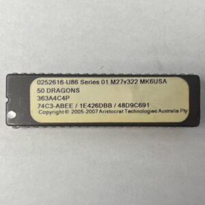 Bios Rom Set For Aristocrat Technologies, Game Name: 50 Dragons, Part Numbers: 0252616-U86, GETT Part Number: BIO-ARI-261