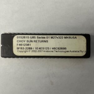 Bios Rom Set For Aristocrat Technologies, Game Name: Choy Sun Returns, Part Numbers: 0152615-U86, GETT Part Number: BIO-ARI-266