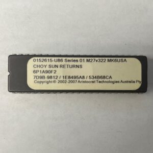 BIOS Rom Set For Aristocrat Technologies, Game Name: Choy Sun Doa, Part Numbers: 0352503-U85, GETT Part Number: BIO-ARI-267