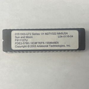 BIOS ROM For Aristocrat Technologies, Inc., Game Name: Sun and Moon, Part Numbers: 0151303-U72, GETT Part Number: BIO-ARI-254