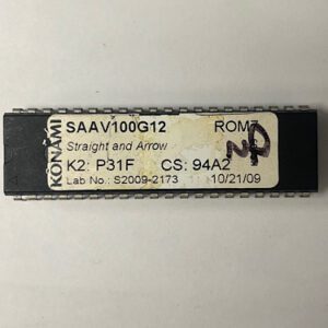 Bios Rom For Konami Games, Game Name: Straight and Arrow, Part Numbers: SAAV100G12, GETT Part Number: BIO-KON-227