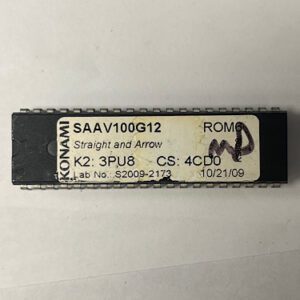 Bios Rom For Konami Games, Game Name: Straight And Arrow, Part Numbers: SAAV100G12, GETT Part Number: BIO-KON-228