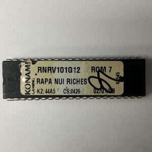 Bios Rom For Konami Games, Game Name: Rapa Nui Riches, Part Numbers: RNRV101G12 GETT Part Number: BIO-KON-231