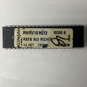 Bios Rom For Konami Games, Game Name: Rapa Nui Riches, Part Numbers: RNRV101G12, GETT Part Number: BIO-KON-232