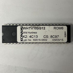 Bios Rom For Konami Games, Game Name: Wild Huntress, Part Numbers: WHTV100G12, GETT Part Number: BIO-KON-233